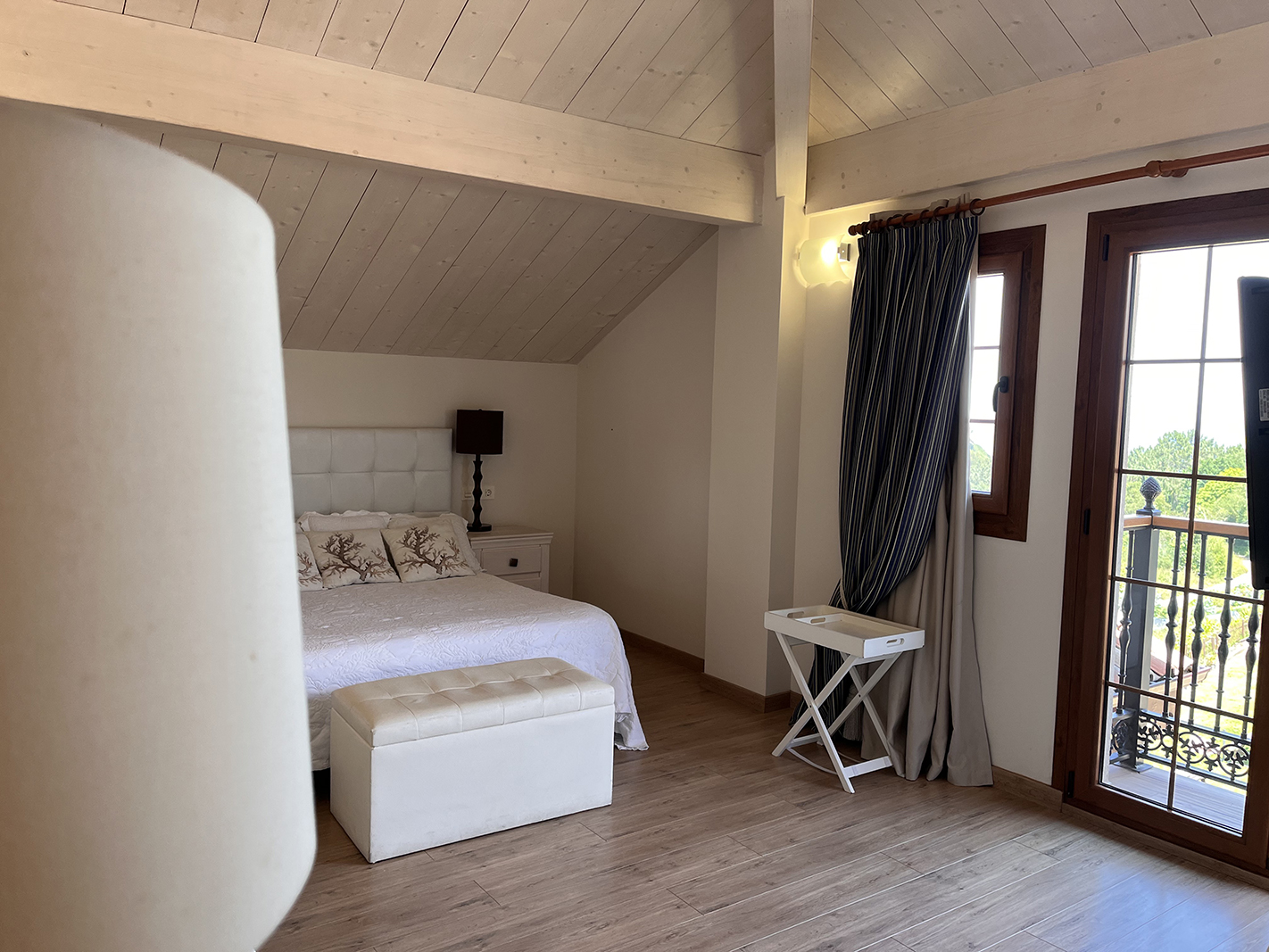 Vista de Habitación doble deluxe con vistas al jardín